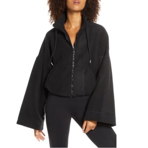 FREE PEOPLE MOVEMENT Climb High Fleece Jacket w/ Butterfly Sleeves - Picture 3 of 10